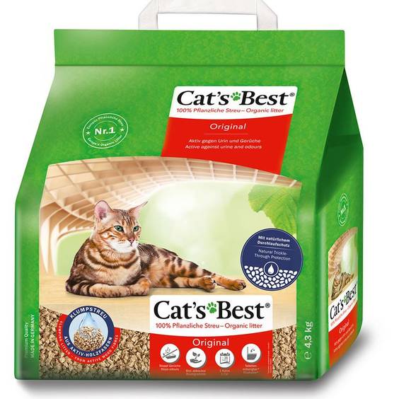Cat's Best Original - Litière végétale agglomérante chat