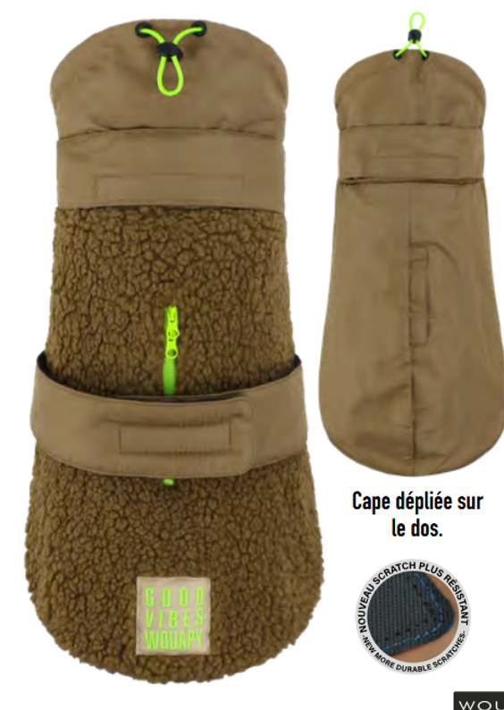 Manteau chien VIBES 2 en 1 Wouapy
