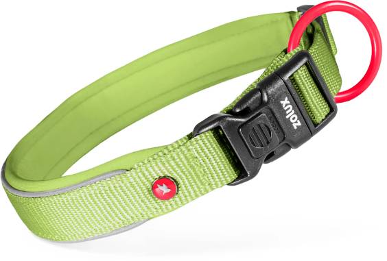 Collier chien nylon Premium Zolux Kaki