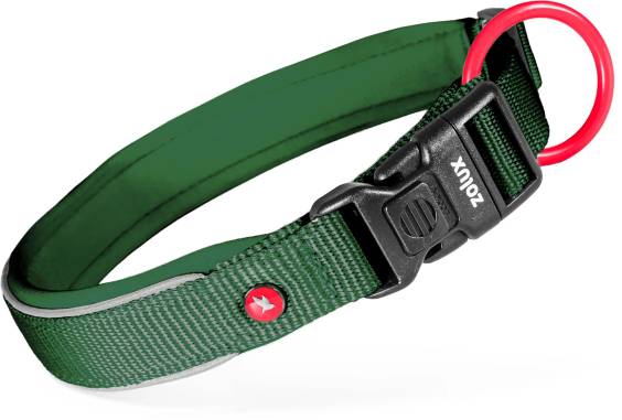 Collier chien nylon Premium Zolux Vert sapin