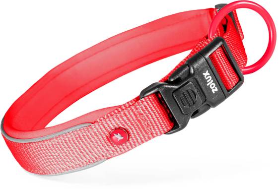 Collier chien nylon Premium Zolux Rouge