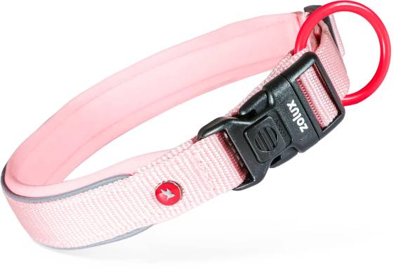 Collier chien nylon Premium Zolux Rose