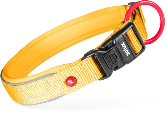 Collier chien nylon Premium Zolux Jaune