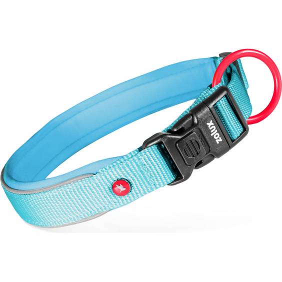 Collier chien nylon Premium Zolux Turquoise
