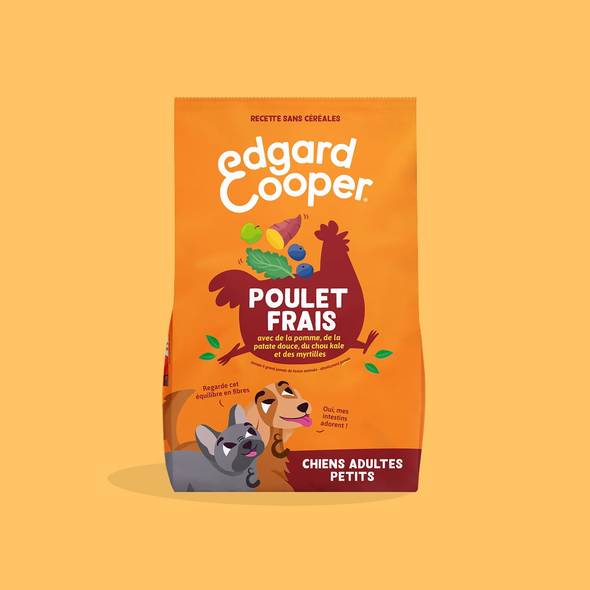 Edgard & Cooper Chien adulte Small croquettes sans céréales