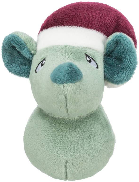 Souris de Noël en peluche avec catnip pour chat Trixie