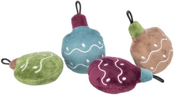 Boule de Noël Trixie en peluche avec catnip pour chat
