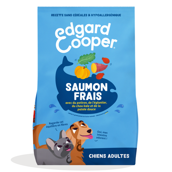 Edgard & Cooper Chien adulte petites croquettes saumon