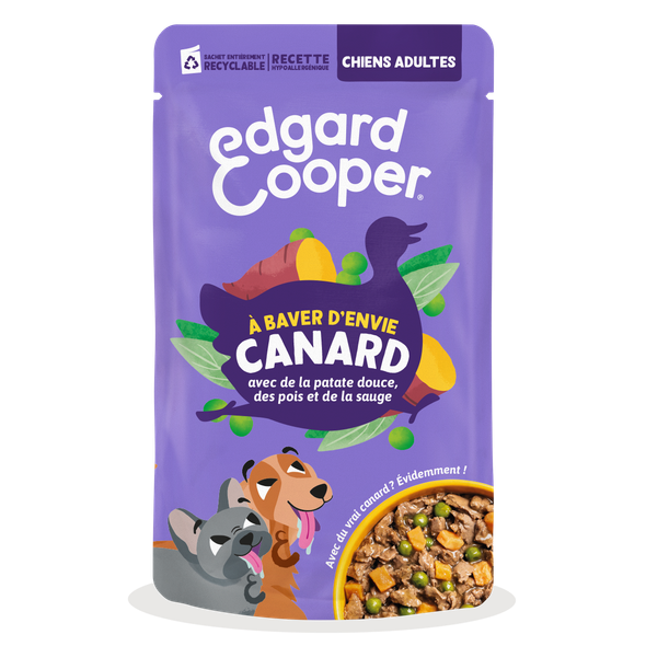 Edgard & Cooper Chien adulte canard - Mijoté À baver d'envie