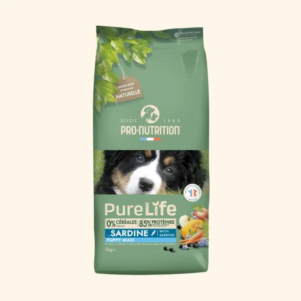 Croquettes chien Pure Life Puppy Maxi - sac de 12 kg
