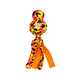 KONG Jouet Wubba Ballistic High-Viz pour chien 33 cm
