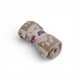 Marron - Motif pattes