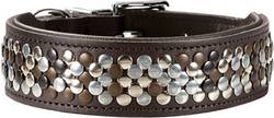 Collier en cuir personnalisé pour chien Arizona brun Hunter