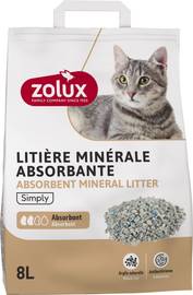 Litière chat minérale absorbante