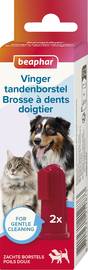 Beaphar Brosse à dents doigtier pour chien et chat