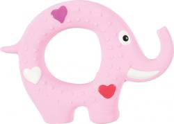 Jouet chiot éléphant rose