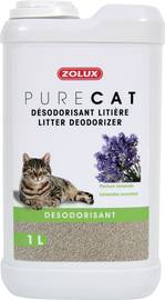 Désodorisant litière lavande pour chat