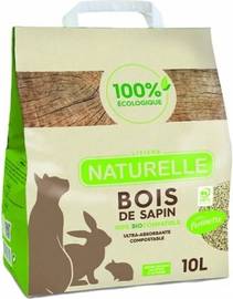 Litière Bois de sapin pour chat