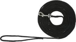 Longe de pistage noir pour chien et chat