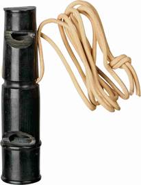 Sifflet en corne de buffle pour chien