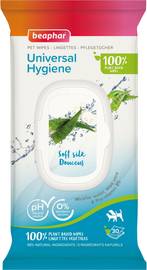 Lingettes Universal 100 % végétales chien et chat aloe vera Beaphar