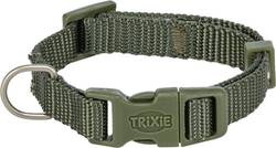 Collier Premium pour chien vert olive