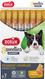 Friandise crémeuse Sweeties pour chien