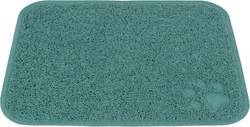 Tapis antidérapant pour bac de toilette pour chat sauge taille S
