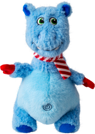 KONG Peluche Holiday Knots Belly Hippo pour Chien