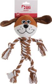 Jouet peluche et corde pour les jeux du chien Mon Ami Luki