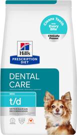Hill's Prescription Diet t/d Dental Care Petite Race croquettes au poulet pour chien
