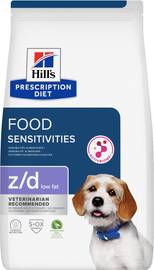 Hill's Prescription Diet z/d Low Fat Food Sensitivities croquettes au soja hydrolysé pour chien