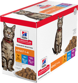 Hill's Science Plan Multipack Adult chat 12 x 85 g