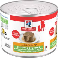 Hill's Science Plan Mousse chiot et mère poulet 200 g