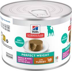 Hill's Science Plan Adult Small & Mini Perfect Weight en mousse à la dinde pour chien