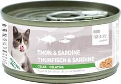 Bubimex Bubi Nature thon et sardine en gelée pour chat - boîte 70 g