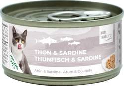 Bubimex Bubi Nature thon sardine chat - boîte de 70 g