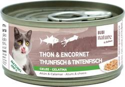 Bubimex Bubi Nature thon et encornet en gelée boîte 70 g