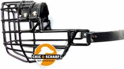 Muselière chien CHOPO Ridgeback mâle en métal noir
