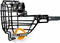 Muselière chien CHOPO pour Schnauzer géant mâle noire