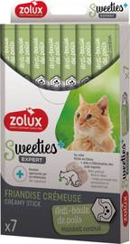 Friandises Sweeties+ Zolux anti-boules de poils - 7 x 14 g