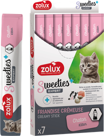 Friandise crémeuse Sweeties+ Expert chaton Zolux 7 x 14 g