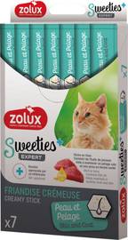 Sweeties+ Zolux beauté du poil pour chat - 7 x 14 g