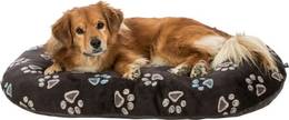 Coussin déhoussable ovale pour chien taupe