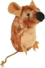 Souris pour chat peluche sonore 8 cm