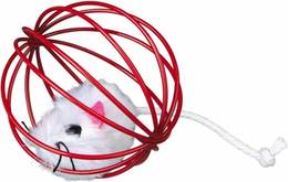 Jouet souris avec balle en métal pour Chat