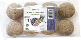 Hami Form Boules de graisse Découverte Baies et Insectes x 8 pour Oiseau