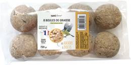 Hami Form Boules de graisse x 8 arachides et insectes pour Oiseau
