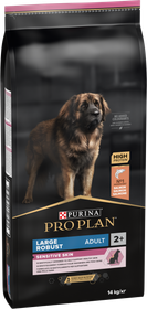 PRO PLAN Large Robust Adult OptiDerma au saumon 14 kg pour chien