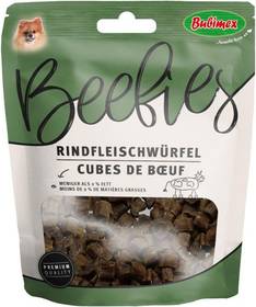 Friandise cubes de viande de boeuf chien Bubimex